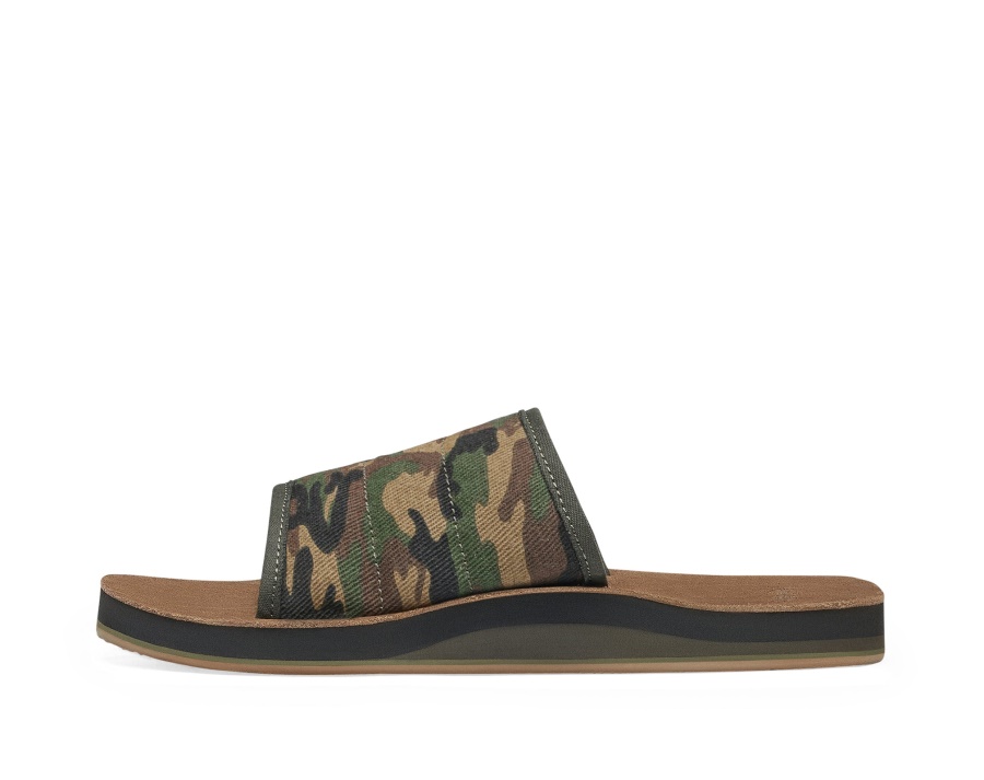 Sanuk M Bixby Camo Hemp Woodland Camo