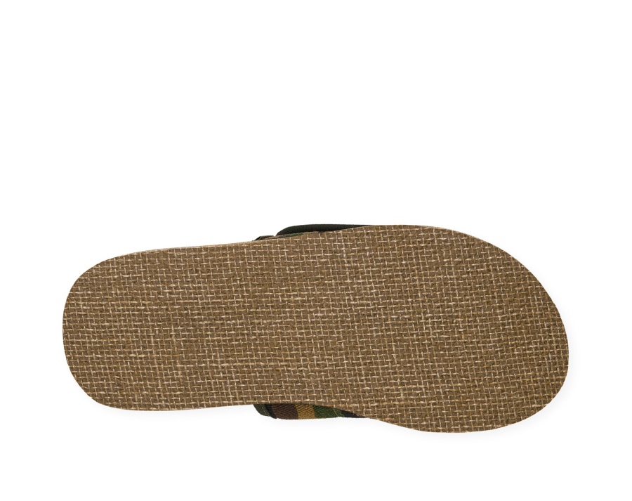 Sanuk M Bixby Camo Hemp Woodland Camo