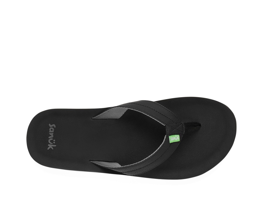 Sanuk M Burm Black-Charcoal