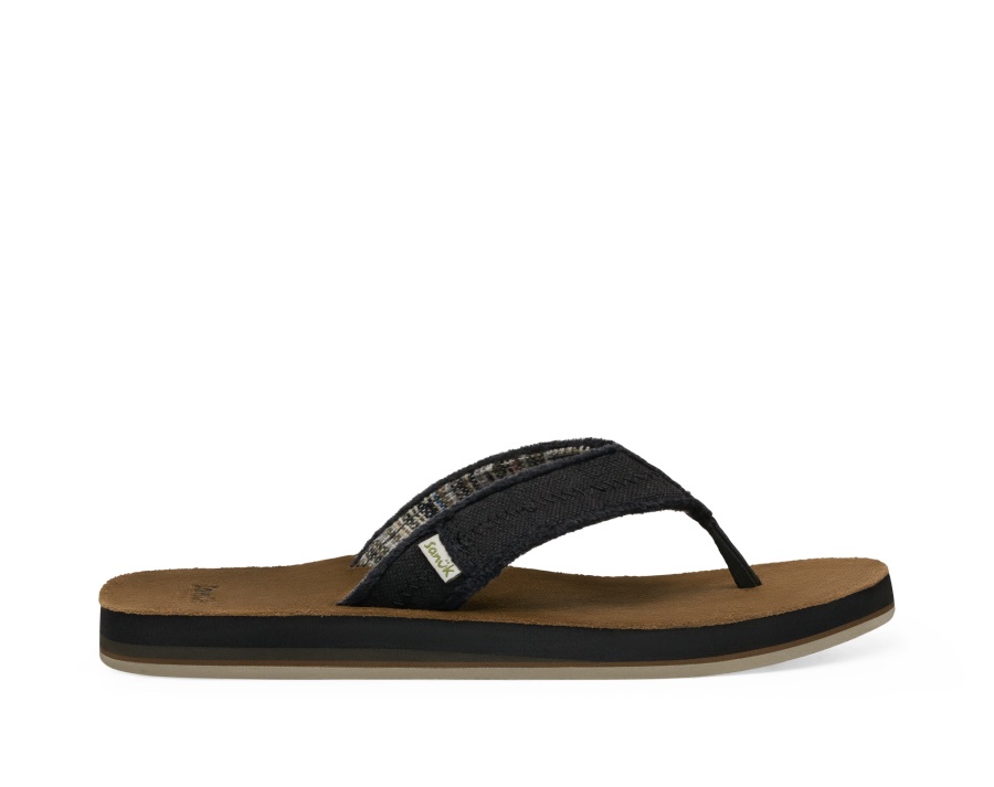 Sanuk M Fraid Not St Black