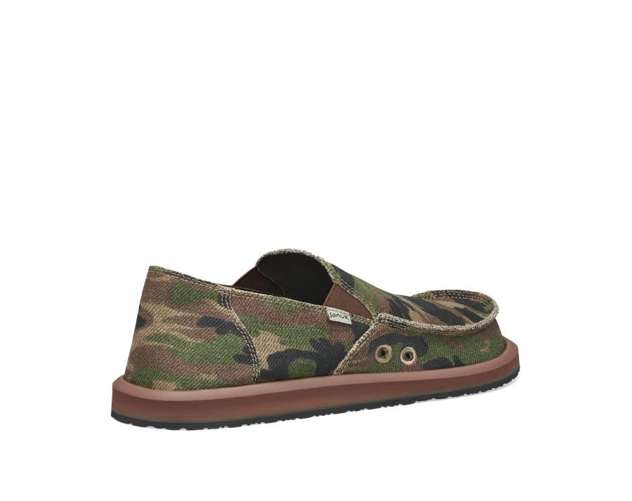 Sanuk M Sidewalk Surfer Woodland Camo