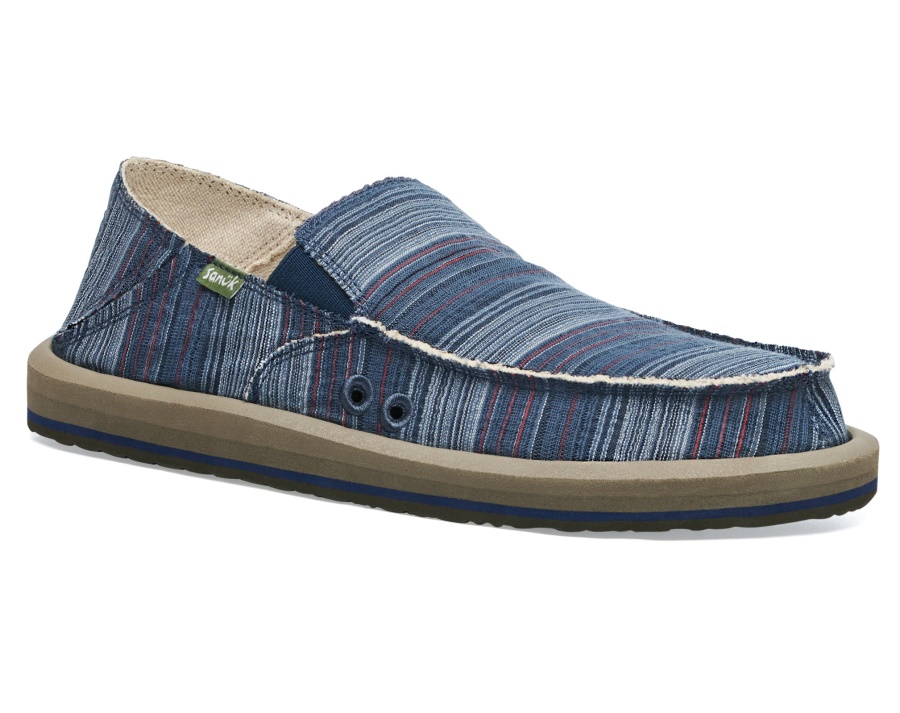 Sanuk M Vagabond St Funk Indigo Stripe