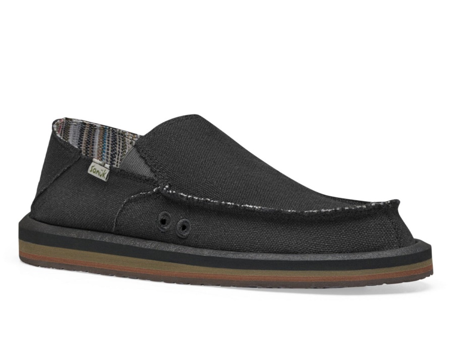 Sanuk M Vagabond St Hemp Black