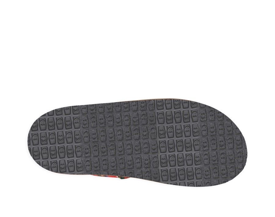 Sanuk M Vagabond St Plaid Chill Red Multi