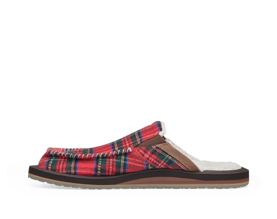 Sanuk M You Got My Back St Plaid Chill Crimson
