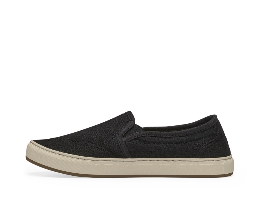 Sanuk W Avery Hemp Washed Black
