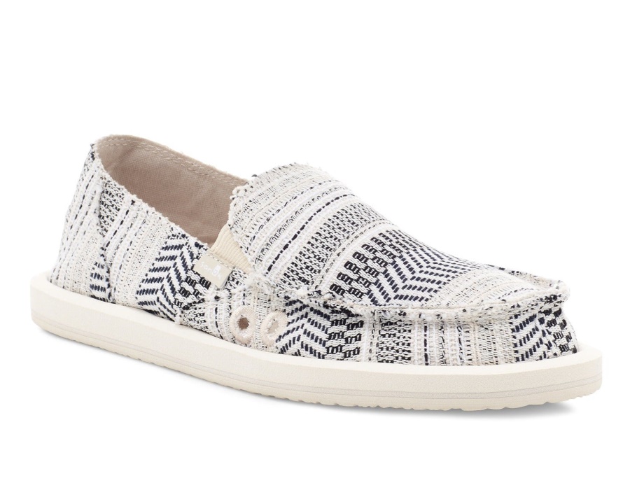 Sanuk W Donna Boho Black-White