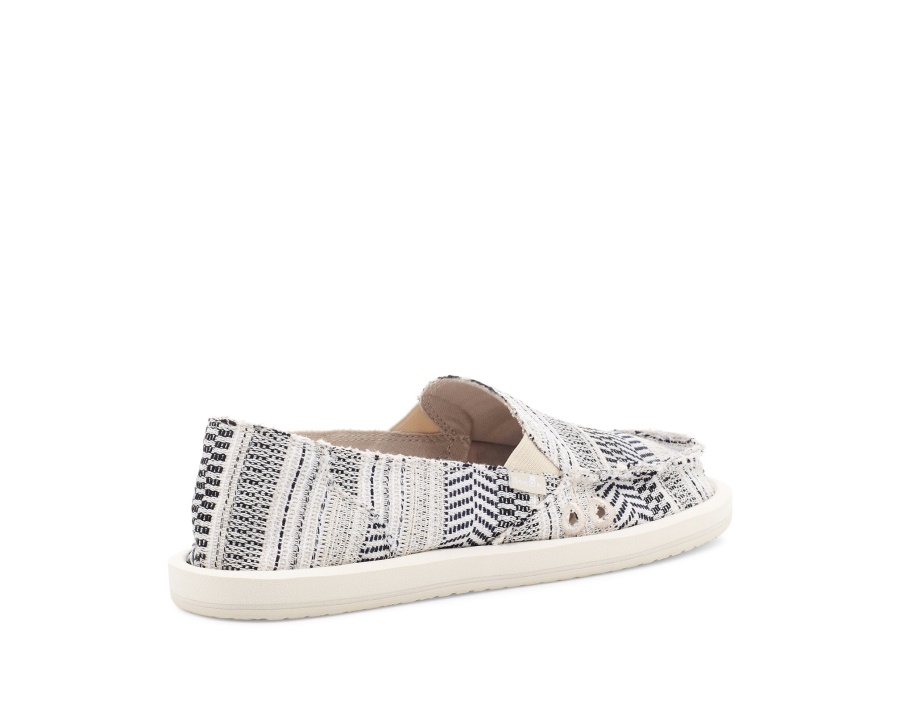 Sanuk W Donna Boho Black-White