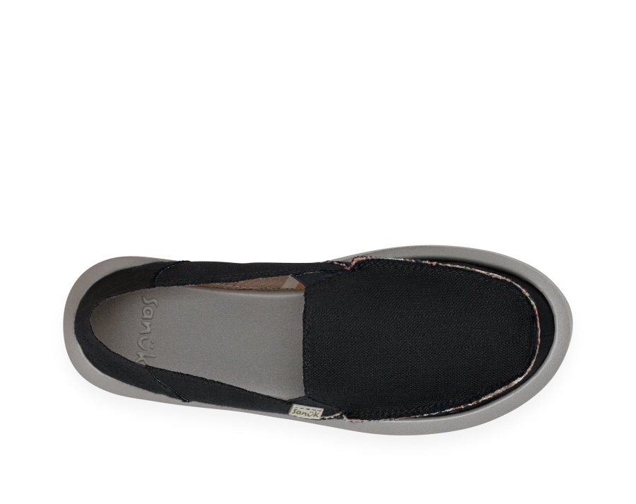 Sanuk W Donna St Hemp Ebony