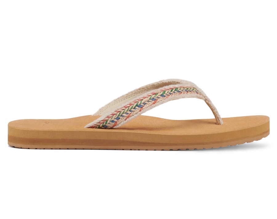 Sanuk W Fraidy Jute Natural Multi