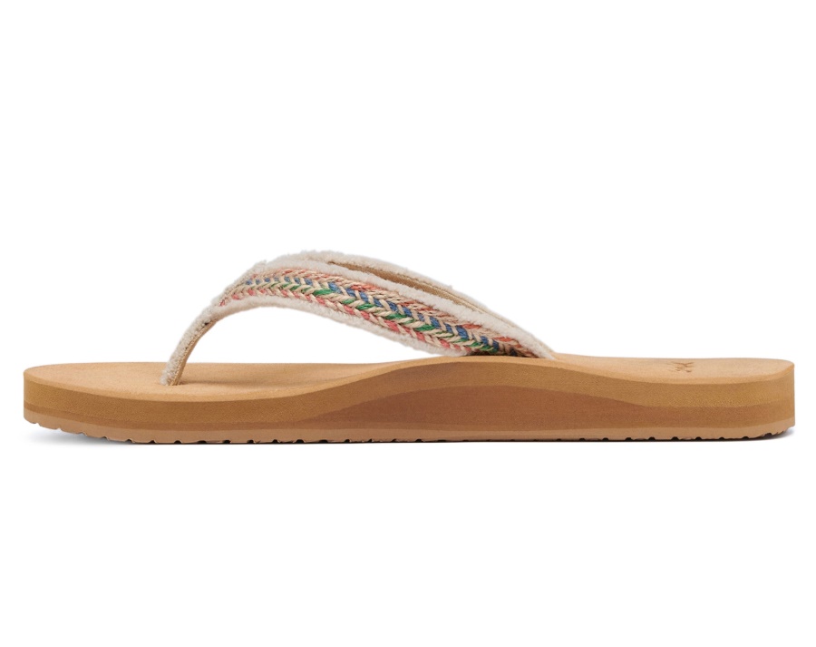 Sanuk W Fraidy Jute Natural Multi