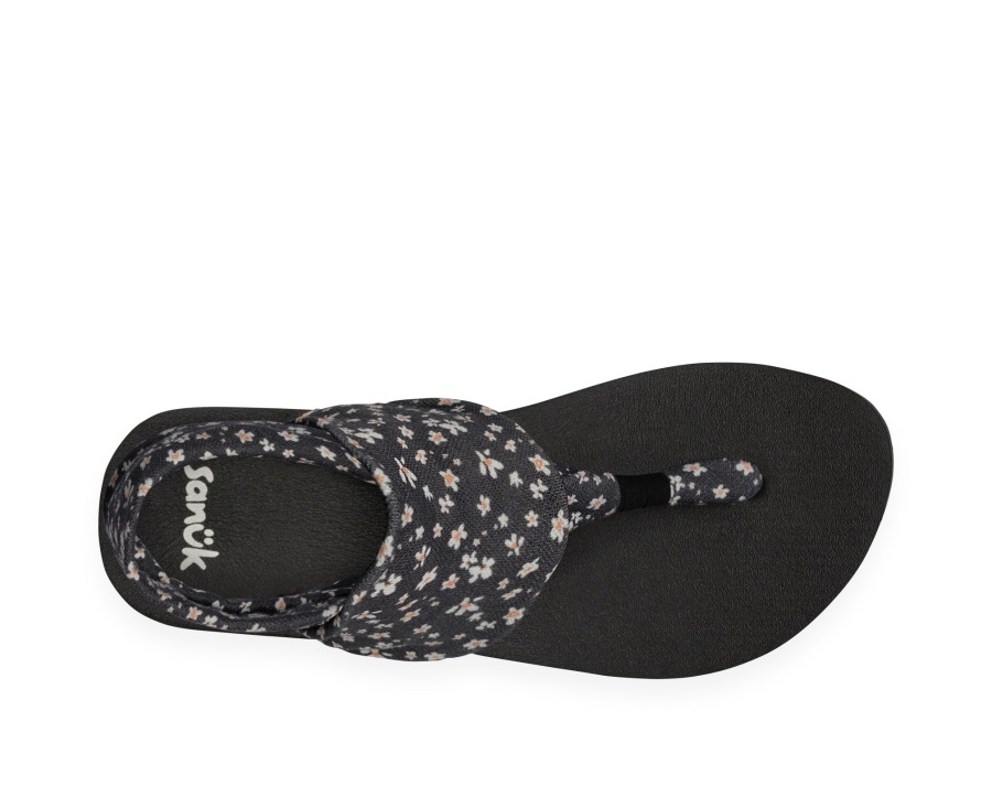 Sanuk W Sling St Midform Microfloral Black
