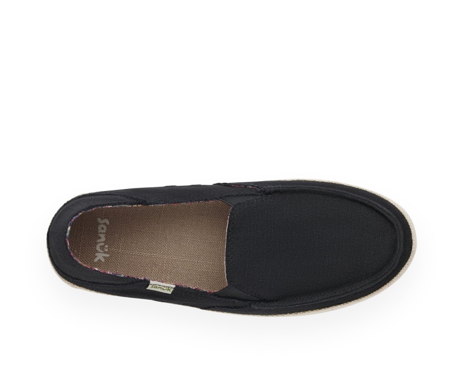 Sanuk W Twinny St Black