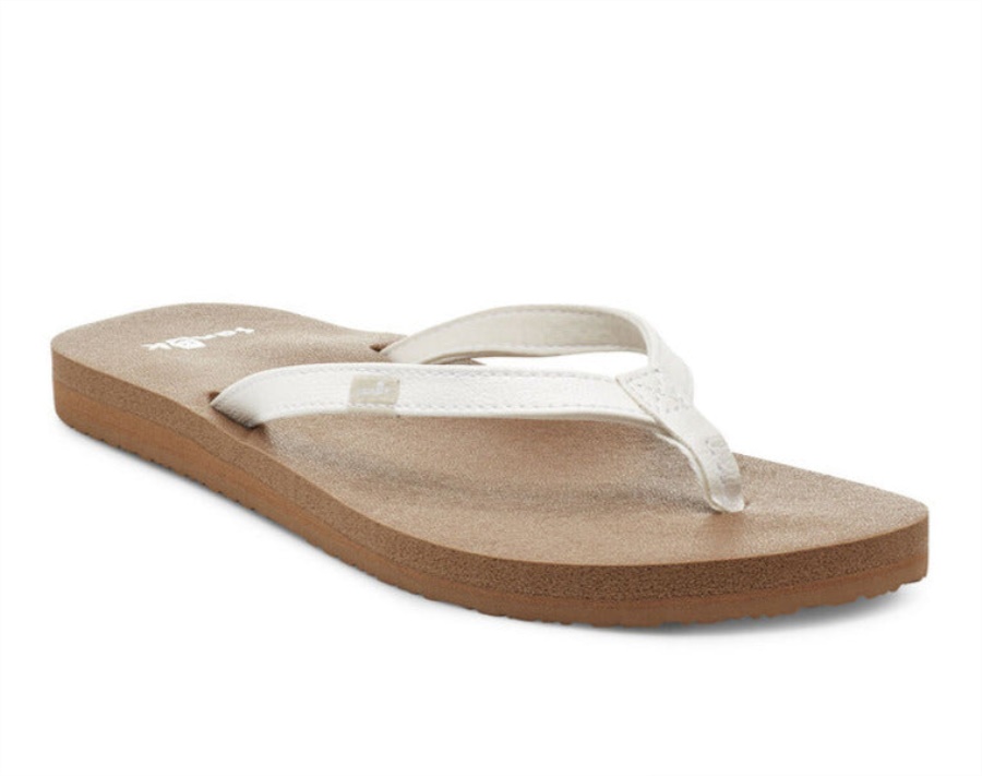 Sanuk W Yoga Joy White-Tan