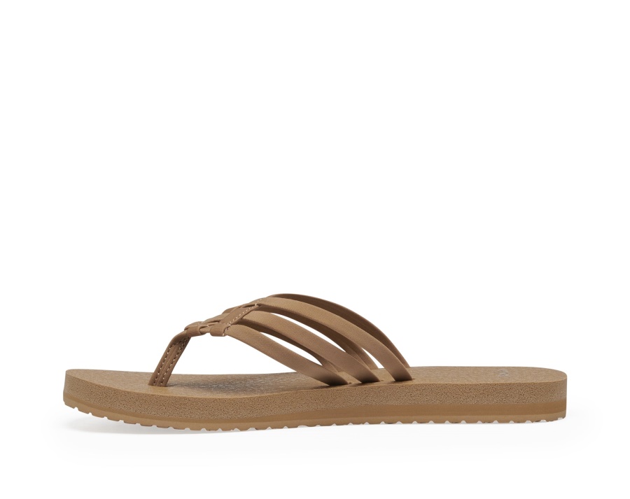 Sanuk W Yoga Sandy Tobacco Brown