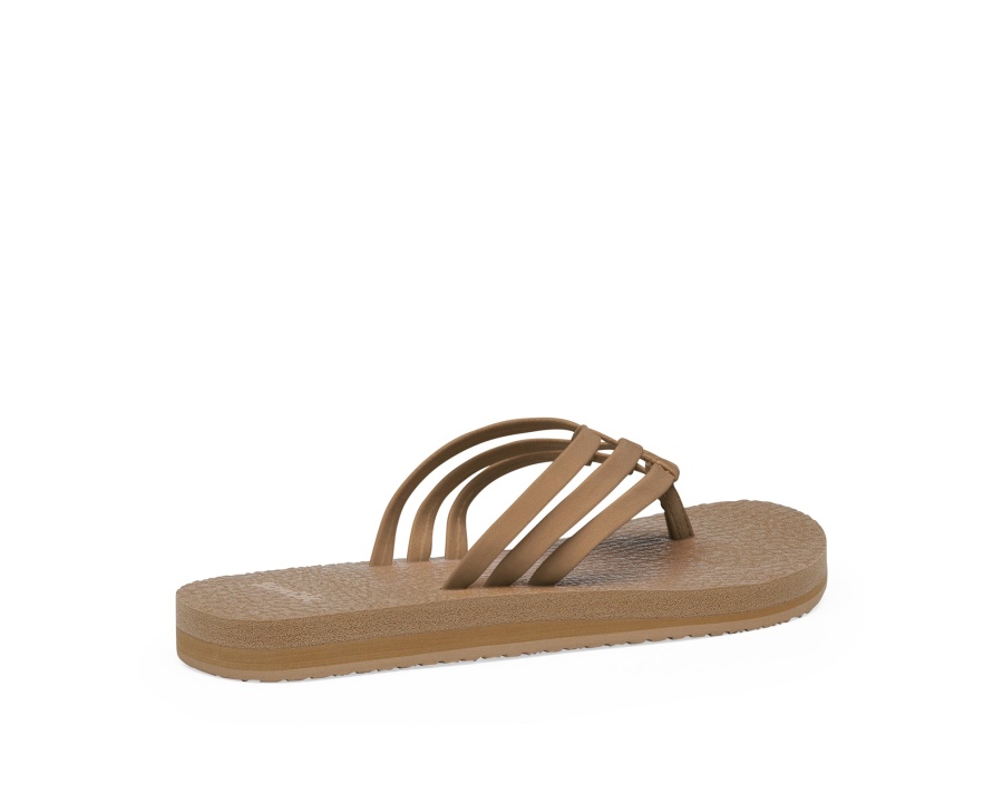Sanuk W Yoga Sandy Tobacco Brown