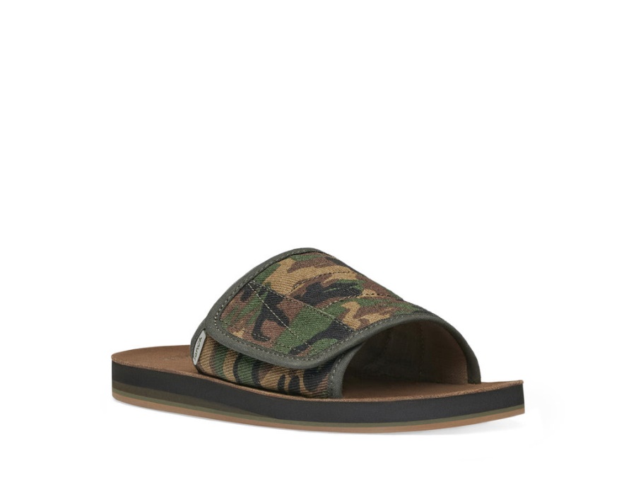Sanuk Bixby Camo Hemp Woodland Camo