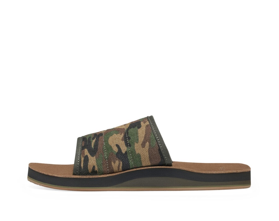 Sanuk Bixby Camo Hemp Woodland Camo