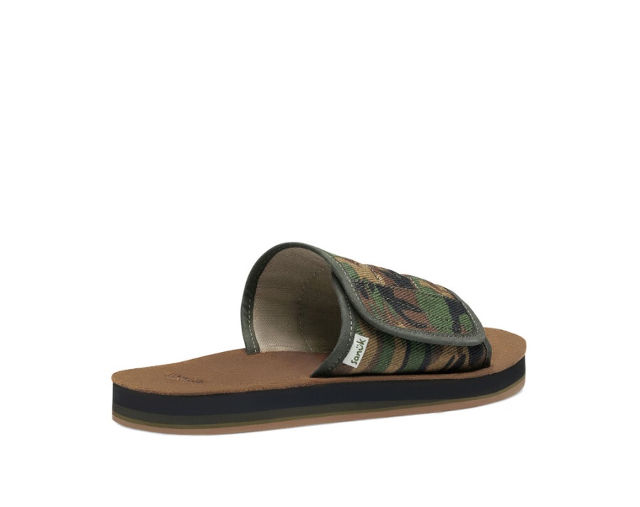 Sanuk Bixby Camo Hemp Woodland Camo