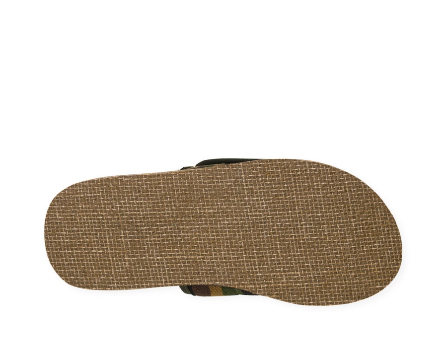 Sanuk Bixby Camo Hemp Woodland Camo