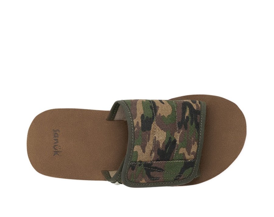 Sanuk Bixby Camo Hemp Woodland Camo