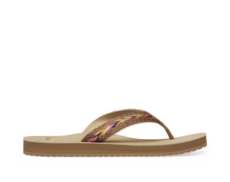 Sanuk Fraidy Hemp Rainbow