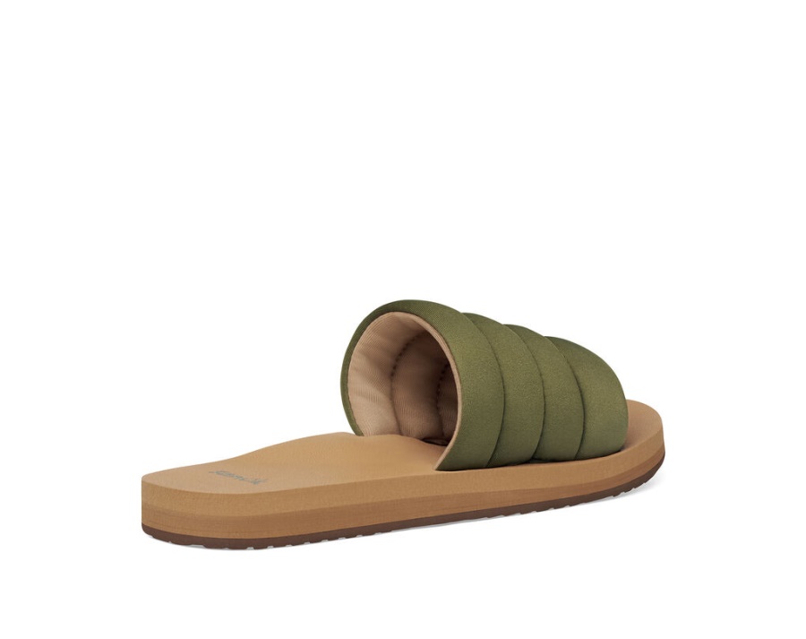 Sanuk Puff N Slide St Dark Olive