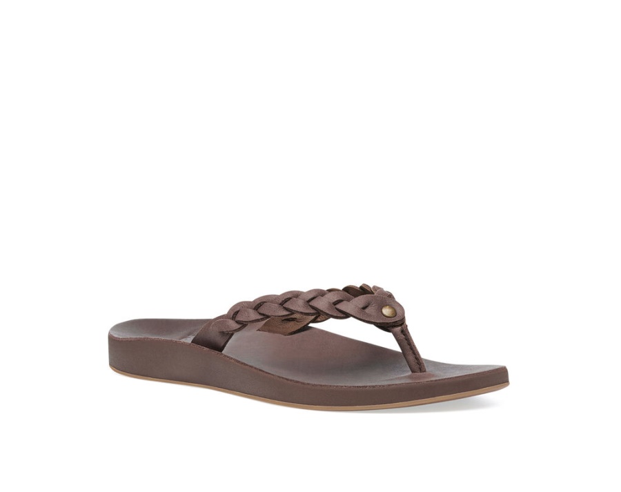 Sanuk Cosmic Yoga Joy Braid Lx Brown