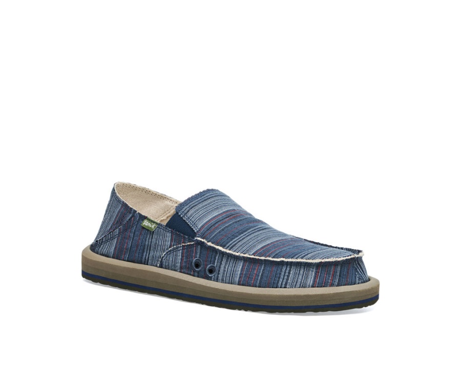 Sanuk Vagabond St Funk Indigo Stripe