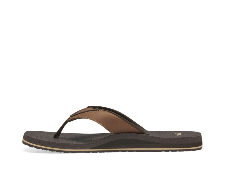 Sanuk Beer Cozy Primo Brown