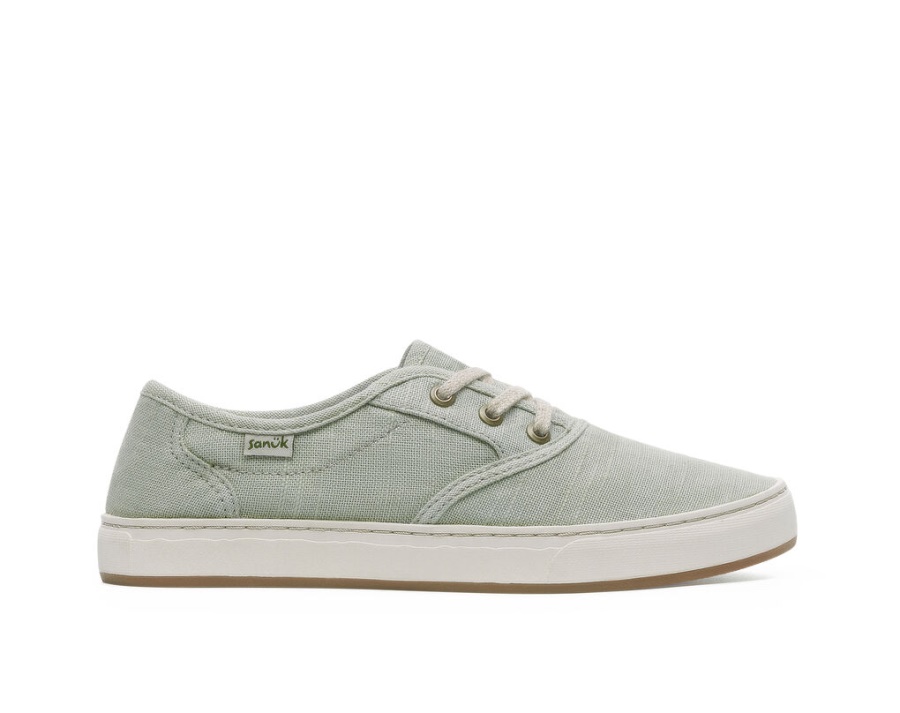 Sanuk Avery Lace Hemp Washed White