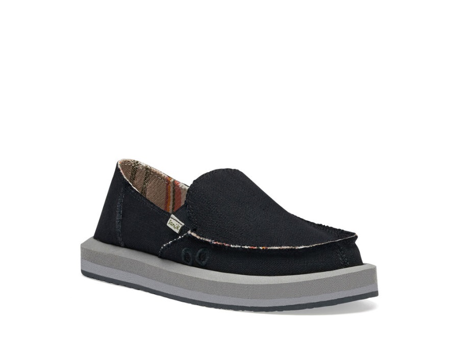 Sanuk Donna St Hemp Ebony