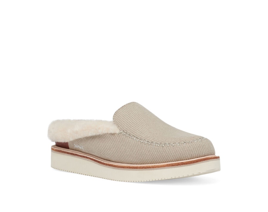 Sanuk Cozy Vibe Slipper Sm X Grateful Dead Taupe