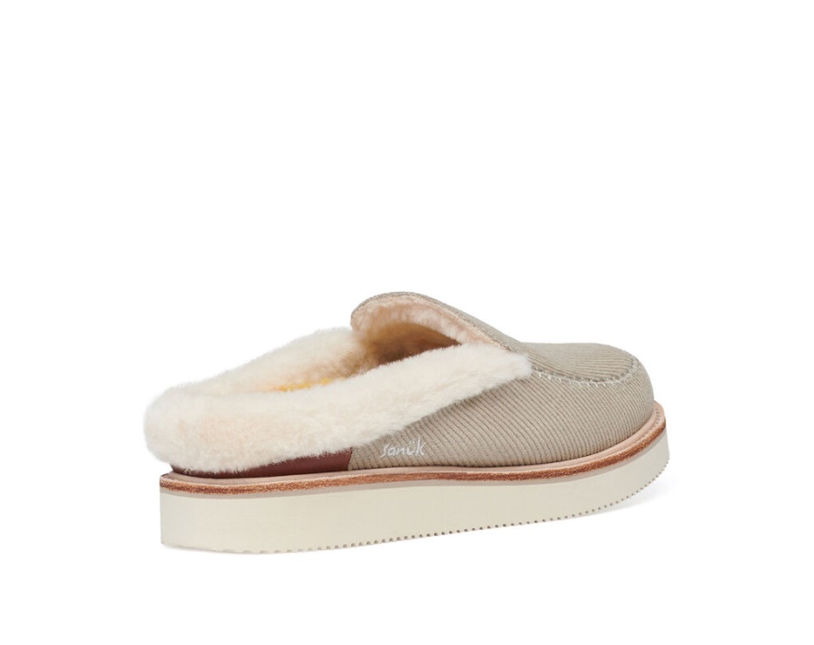 Sanuk Cozy Vibe Slipper Sm X Grateful Dead Taupe