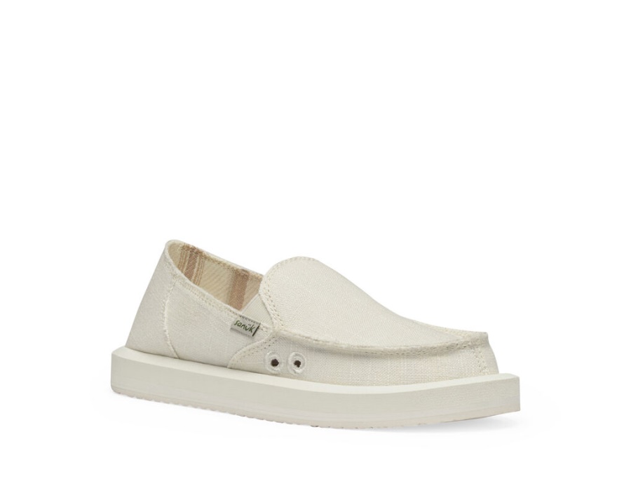 Sanuk Donna St Hemp White