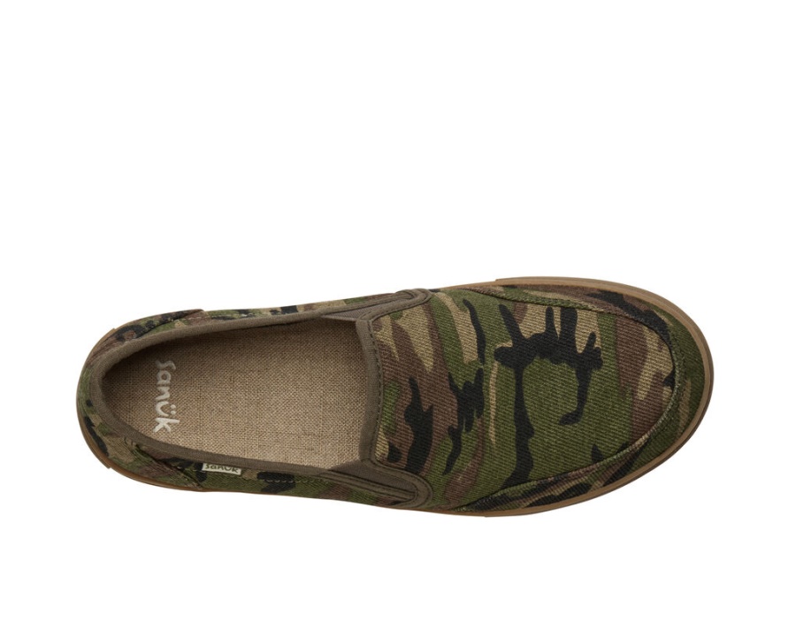 Sanuk Tideline Hemp Camo Woodland Camo