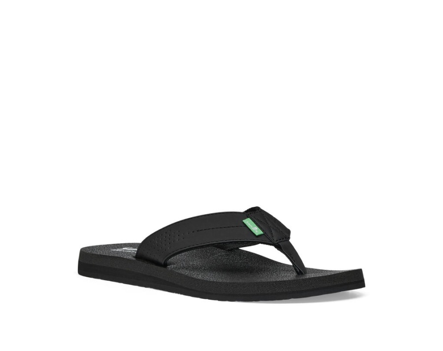 Sanuk Beer Cozy Coaster Black