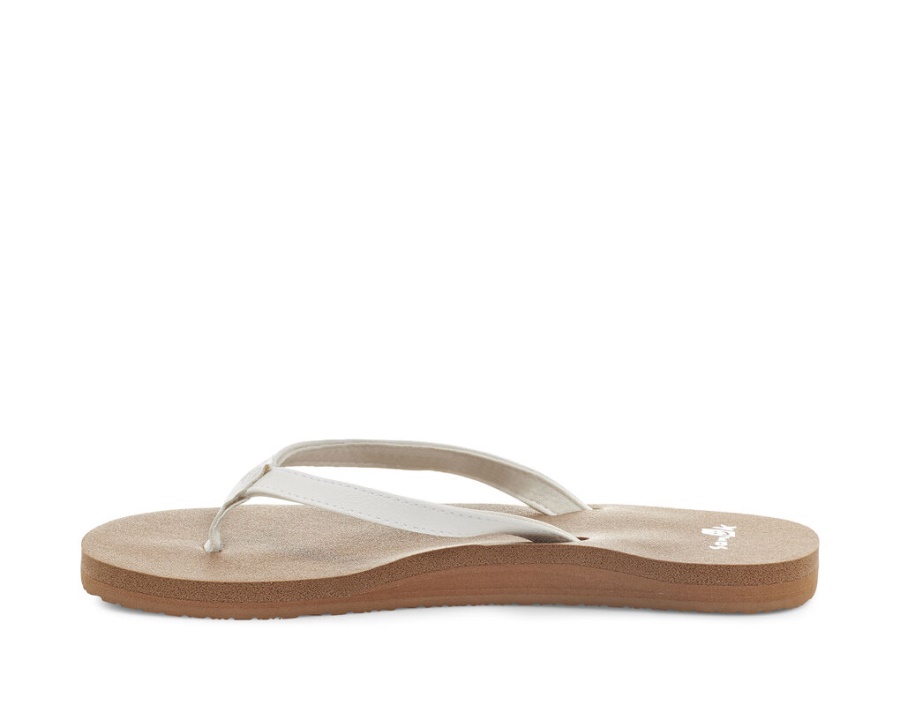 Sanuk Yoga Joy White-Tan