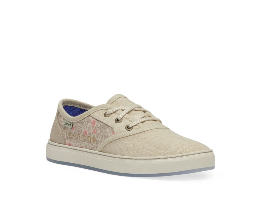 Sanuk Avery Lace X Grateful Dead Tan