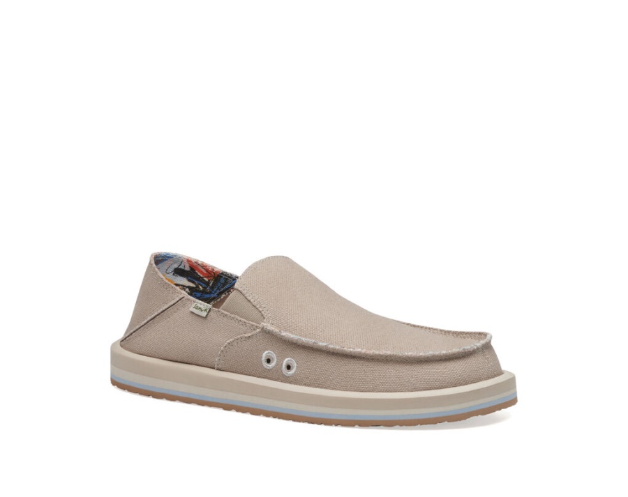 Sanuk Pridewalk Surfer X Ppf Wide Fit Cobblestone