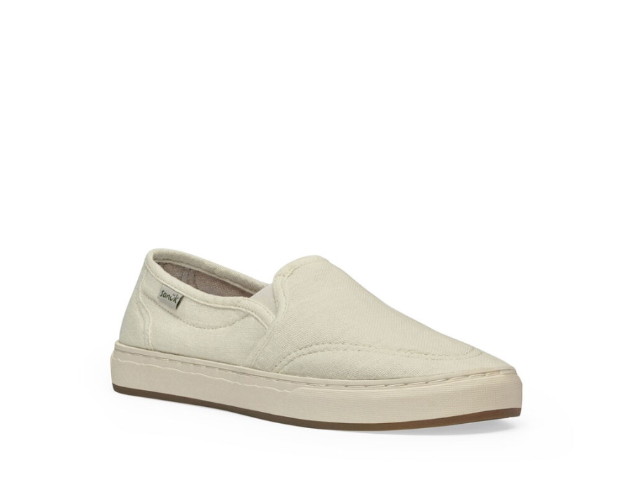 Sanuk Avery Hemp Washed White