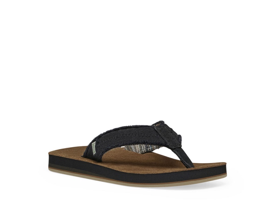 Sanuk Fraid Not St Black