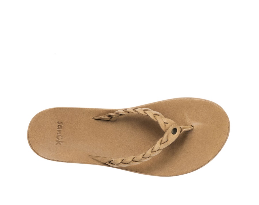 Sanuk Cosmic Yoga Joy Braid Lx Tan