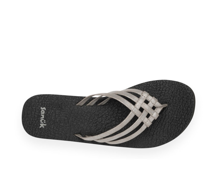 Sanuk Yoga Sandy Metallic Silver