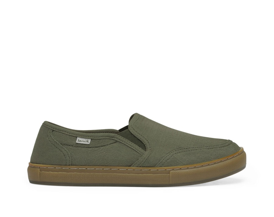 Sanuk Tideline Hemp Washed Dark Olive