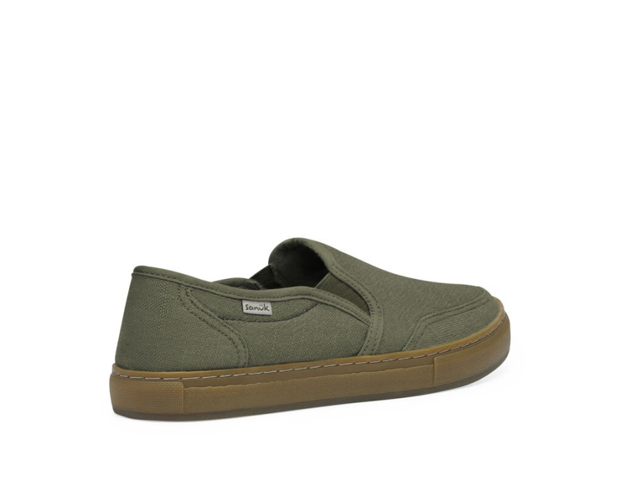 Sanuk Tideline Hemp Washed Dark Olive