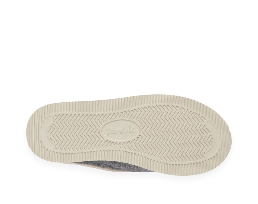 Sanuk Cozy Vibe Slipper Sm Wool Charcoal