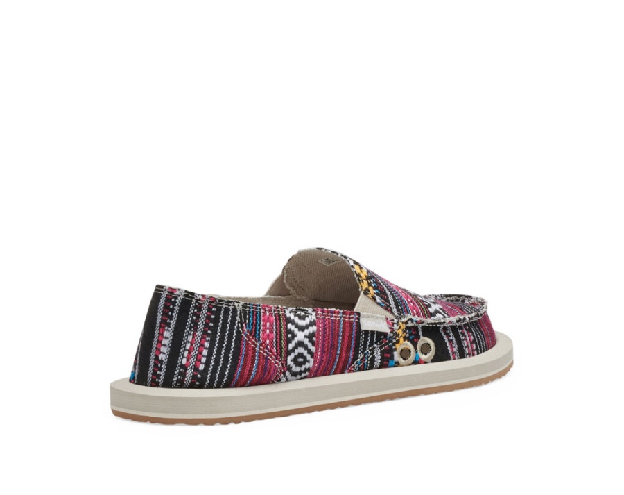 Sanuk Donna Geo Black Multi
