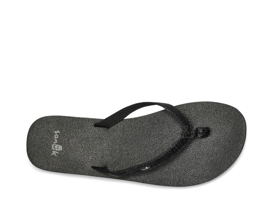 Sanuk Yoga Joy Sparkle Black Sparkle