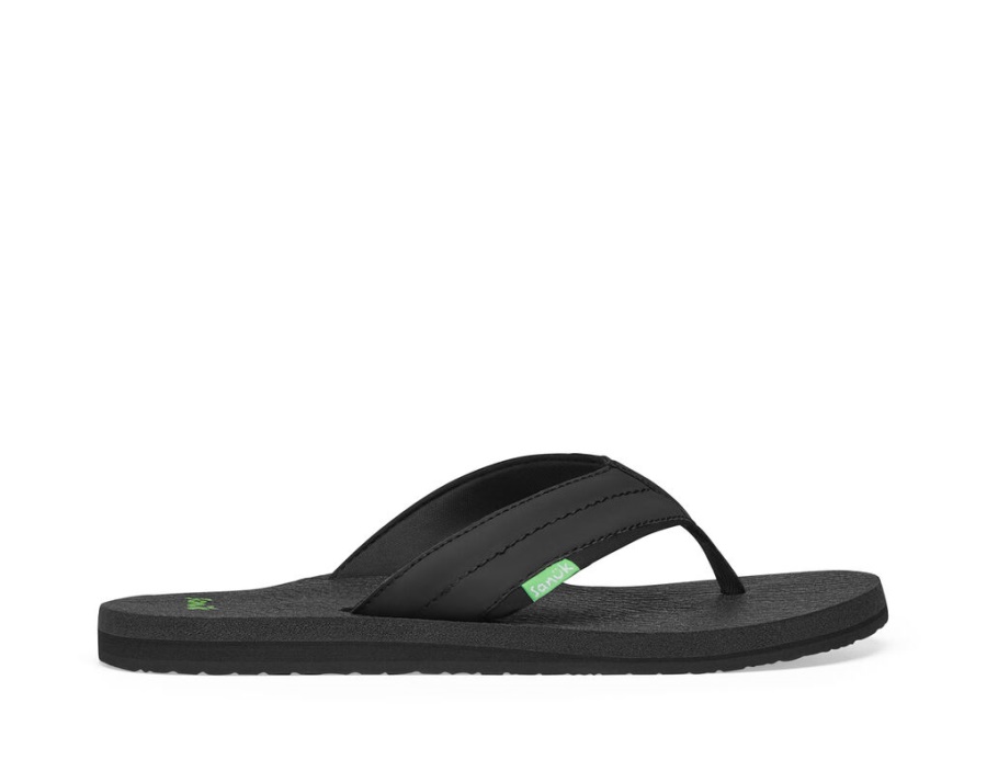 sanuk_beer_cozy_2_black.jpg Sanuk Beer Cozy 2 Black - Image 1